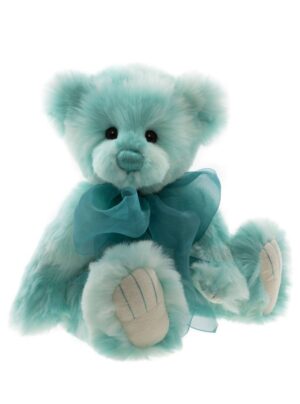 Charlie Bears Kendal Mint Green Plush Jointed Bear With Mint Organza Bow