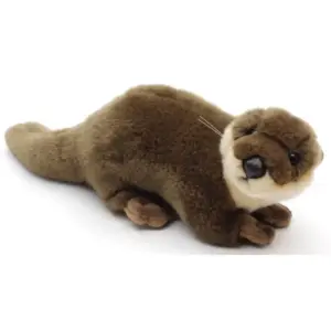 Uni Toys L79021R Otter Brown and Beige 32cm Standing Soft Plush Toy