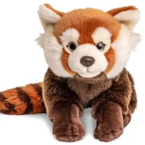 Uni Toys L81108 Red Panda Brown, Red and White 27cm Sitting Plush Toy