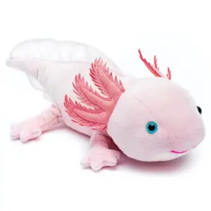 Uni Toys M90155 Axolotl Light Pink 32cm Amphibian Plush Toy