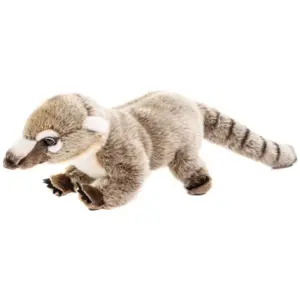 Uni Toys M90524 Coati Brown/Beige 29cm Standing Plush Toy