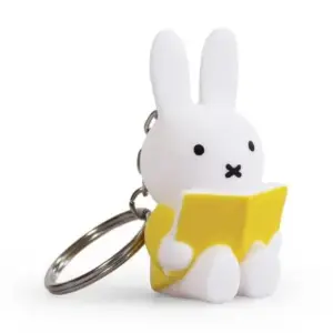 AP Junior MNR-307 Miffy with Book Keyring Yellow Character Accessory