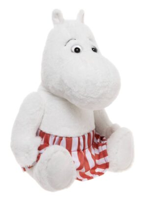 Charlie Bears Moominmamma White Plush Jointed Moomin With Striped Apron