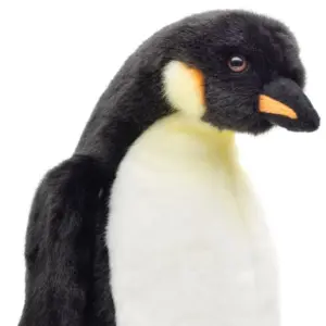 Uni Toys P70084 Emperor Penguin Black and White 27cm Upright Bird Plush Toy