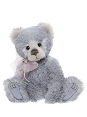 Charlie Bears Sophie-Louise Dusty Blue Plush Jointed Bear With Organza Bow