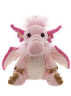 Charlie Bears Cuddle Cub Festoon Pink Plush Dragon Soft Toy