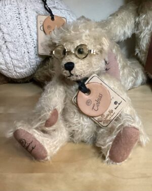 Robin Rive Tobias Light Golden Mohair with Glasses Limited Edition Bear