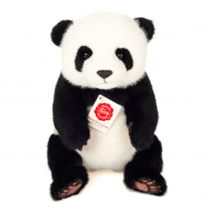 Hermann 92447 Panda Sitting Black and White Plush Soft Toy
