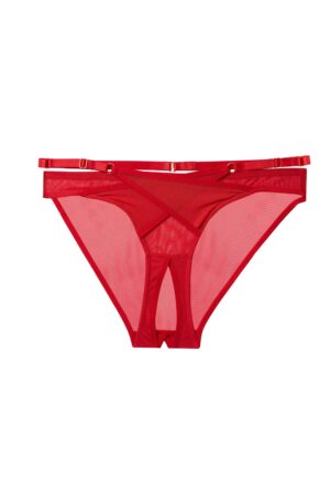 Eddie Ruby Red Crotchless Brief | UK 18 | Playful Promises
