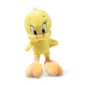 Steiff 024184 Tweety Yellow Plush Non-Jointed Soft Toy Bird