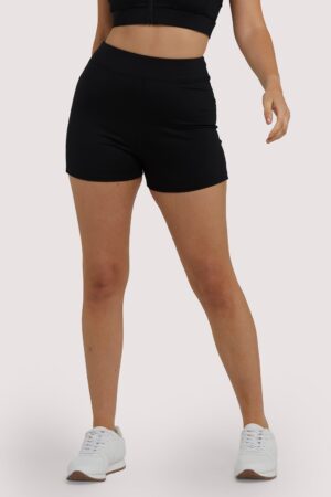 Eco Black Shorts | UK 12 | Wolf & Whistle