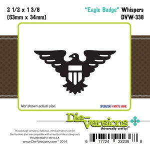 Die-Versions Whispers - Eagle Badge