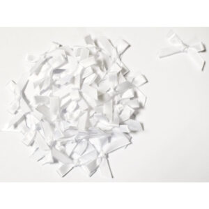 Stenco White Satin Bow Bags Of 50's