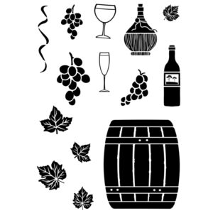 Card-io Sunset Siesta A7 Clear Stamp Set