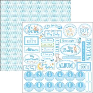 Ciao Bella 12"x12" Sheets X12 English Heart Boy