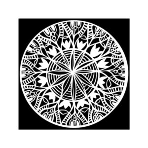 The Crafters Workshop 12x12 Stencil Spring Medallion