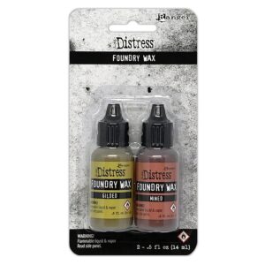 Ranger Tim Holtz Distress Foundry Wax Kit 1 - Gilded/mined