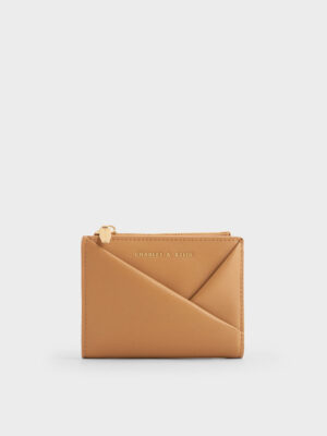Charles & Keith - Midori Geometric Top-Zip Wallet