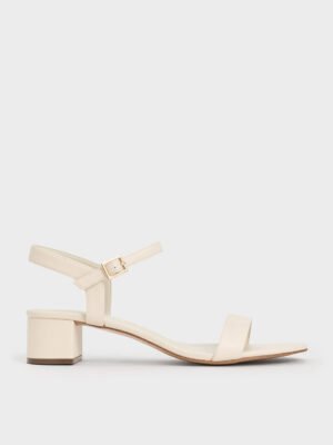 Charles & Keith - Alec Block-Heel Ankle-Strap Sandals