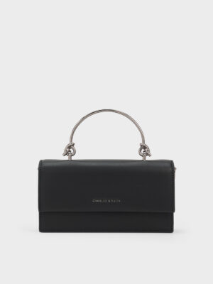 Charles & Keith - Kristine Sculptural-Handle Long Wallet