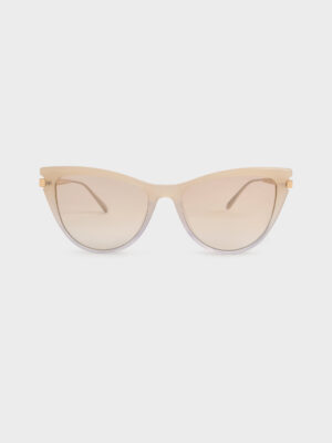 Charles & Keith - Recycled Acetate Angular Cat-Eye Sunglasses