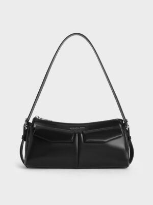 Charles & Keith - Rachel Elongated Front-Pocket Chain-Handle Bag