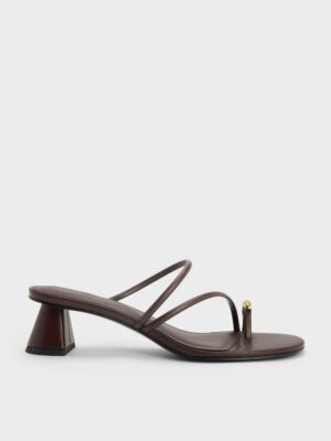 Charles & Keith - Strappy Toe-Ring Heeled Sandals