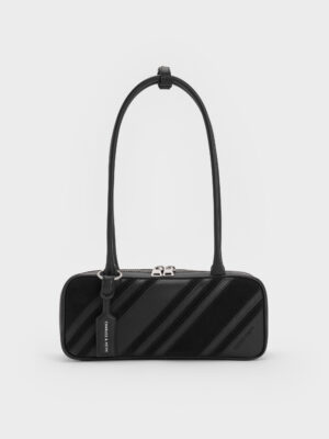 Charles & Keith - Zeya Striped Shoulder Bag