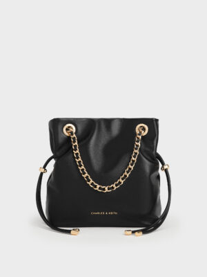 Charles & Keith - Arya Braided-Chain Crossbody Bag