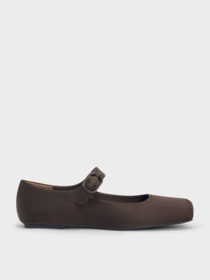 Charles & Keith - Square-Toe Mary Jane Flats