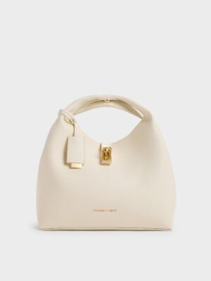 Charles & Keith - Chance Turn-Lock Bucket Bag