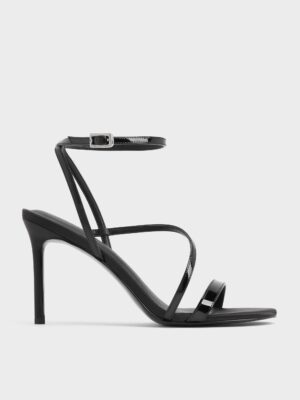 Charles & Keith - Andricia Patent Strappy Stiletto Sandals
