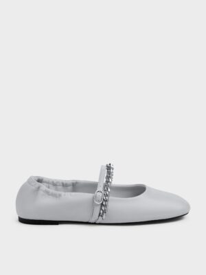 Charles & Keith - Georgie Chain Mary Jane Flats
