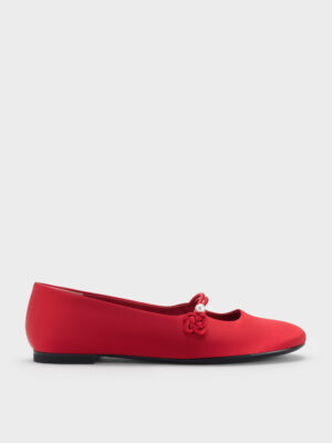 Charles & Keith - Orinda Knot-Pearl Mary Jane Flats