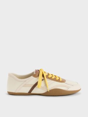 Charles & Keith - Nylon & Leather Sneakers