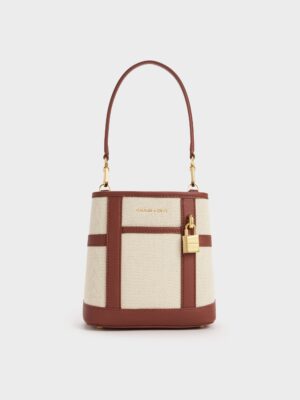 Charles & Keith - Scottie Canvas Bucket Bag