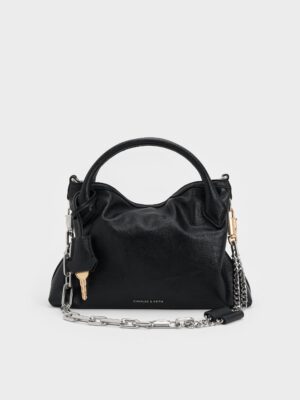 Charles & Keith - Mini Delfina Chain Tote Bag