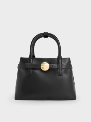 Charles & Keith - Mini Behn Belted Tote Bag