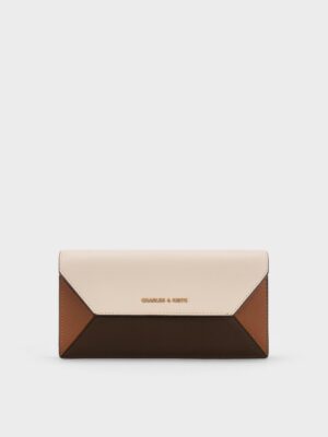 Charles & Keith - Nasrin Colourblock Geometric Long Wallet
