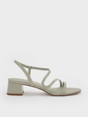 Charles & Keith - Arden Wavy Slingback Sandals