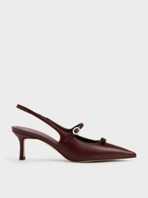 Charles & Keith - Sonali Bow Slingback Pumps