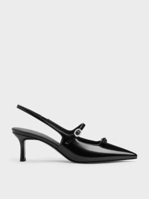 Charles & Keith - Sonali Bow Slingback Pumps