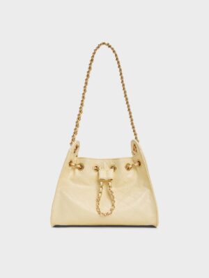 Charles & Keith - Duo Quilted Drawstring Bucket Bag