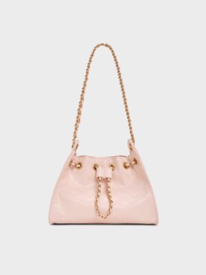 Charles & Keith - Duo Quilted Drawstring Bucket Bag
