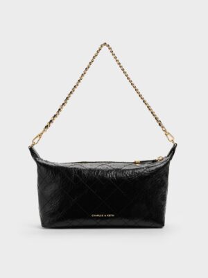Charles & Keith - Duo Quilted Shoulder Bag