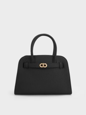 Charles & Keith - Aubrielle Belted Tote Bag