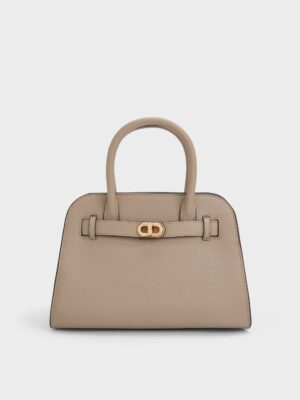 Charles & Keith - Aubrielle Belted Tote Bag