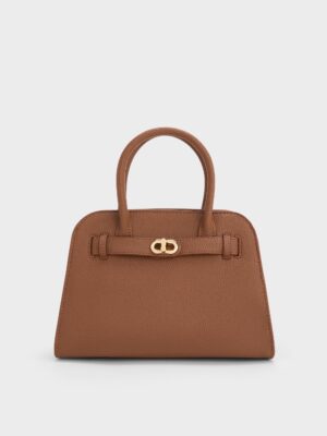 Charles & Keith - Aubrielle Belted Tote Bag