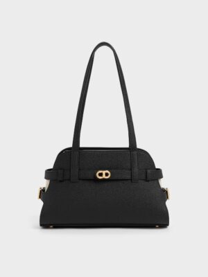 Charles & Keith - Aubrielle Belted Shoulder Bag