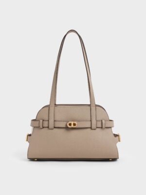 Charles & Keith - Aubrielle Belted Shoulder Bag